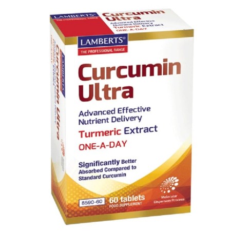 Lamberts Curcumin Ultra Κουρκουμίνη με Αντιφλεφμονώδη Δράση για τις Αρθρώσεις, 30tabs