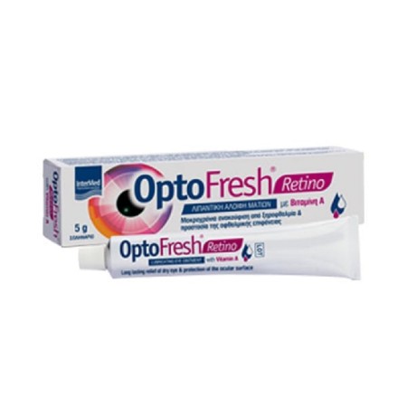 Intermed OptoFresh Retino Λιπαντική Αλοιφή Ματιών με Βιταμίμη Α 5g
