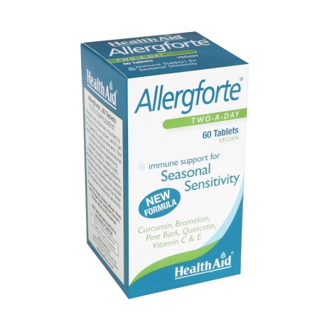 Health Aid Allergforte, Ενίσχυση του Ανοσοποιητικού Κατά των Αλλεργικών Συμπτωμάτων 60tabs