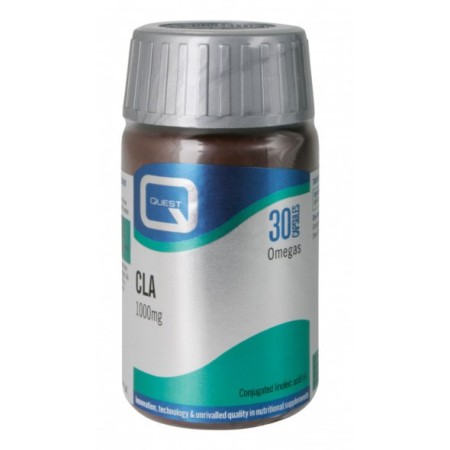 Quest CLA Conjugated Linoleic Acid, Συμπλήρωμα Διατροφής Συζευγμένου Λινολεϊκού Οξέος 30 κάψουλες