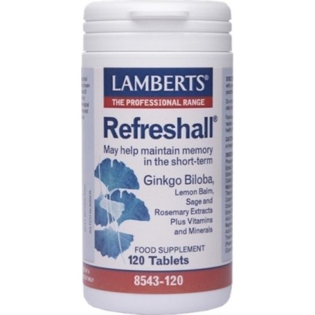 Lamberts Refreshall, Συμπλήρωμα Διατροφής με GBE για την Καλή Λειτουργία της Μνήμης 120 ταμπλέτες