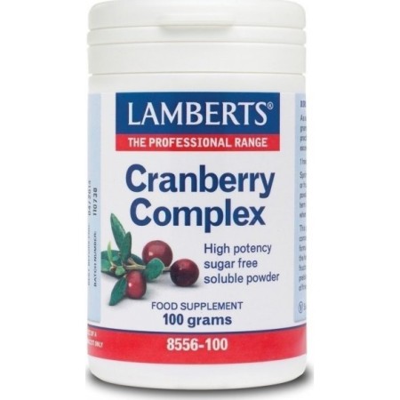 Lamberts Cranberry Complex, Συμπλήρωμα Διατροφής Κράνμπερι σε Σκόνη 100gr