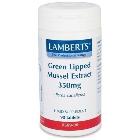 Lamberts Green Lipped Mussel Extract 350mg, Συμπλήρωμα Διατροφής για τη Διατήρηση της Ευκινησίας των Αρθρώσεων 90 κάψουλες