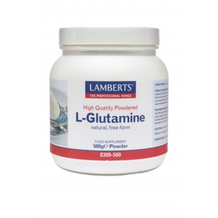 Lamberts L-Glutamine Powder, Γλουταμίνη Ελεύθερης Μορφής σε Σκόνη 500gr