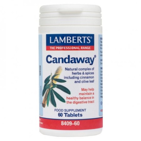 Lamberts Candaway, Συμπλήρωμα Διατροφής με Βότανα και Μπαχαρικά 60 ταμπλέτες 8409-60