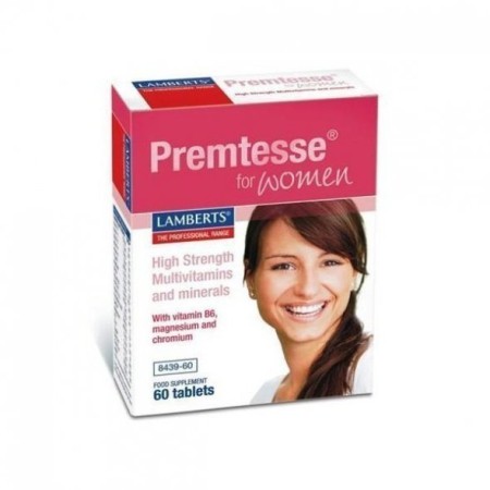 Lamberts Premtesse, Πολυβιταμίνες Υψηλής Ισχύος για Γυναίκες 60 ταμπλέτες 8439-60