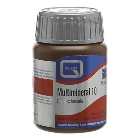Quest Multimineral 10, Συμπλήρωμα Διατροφής με Μέταλλα 60 ταμπλέτες