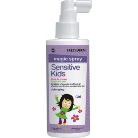 Frezyderm Sensitive Kids Magic Spray for Girls, Παιδική Μαλακτική Λοσιόν για τα Μαλλιά 150ml