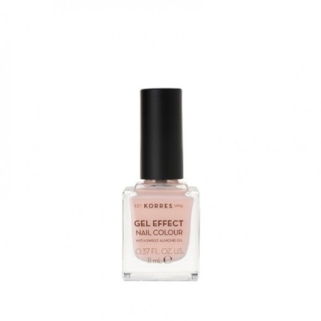 Korres 04 Peony Pink Gel Effect Nail Colour 11ml