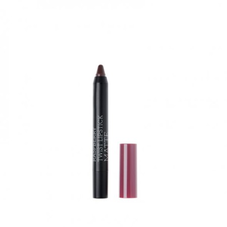 Korres Raspberry Matte Twist Lipstick Ματ Κραγιόν σε Συσκευασία Μολυβιού Daring Plum 1.5gr