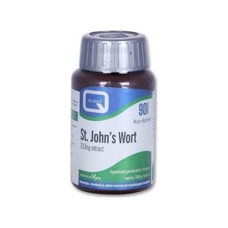 Quest St. John’s Wort 333mg Extracttabs, Εκχύλισμα Βαλσαμόχορτου 90 ταμπλέτες