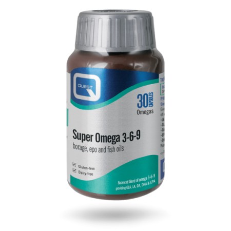 Quest Omega 3 - 6 - 9, Συνδυασμός Ω-Λιπαρών Οξέων 30 κάψουλες