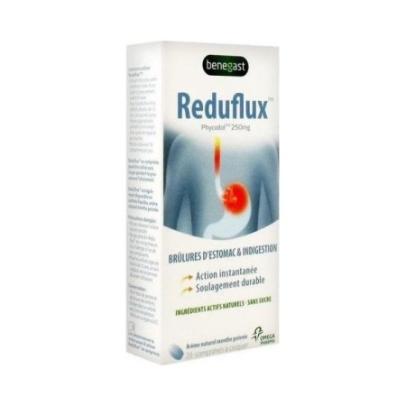 Benegast Reduflux 250mg για την καούρα και τη δυσπεψία 20 μασώμενες ταμπλέτες