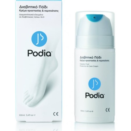 Podia Diabetic Foot Cream Κρέμα περιποίησης Διαβητικού Ποδιού 100ml