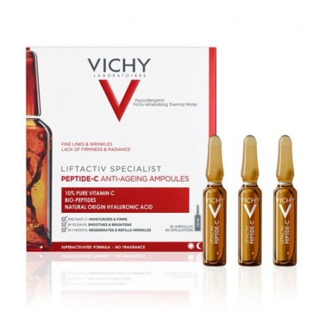 Vichy Liftactiv Peptide-C, Αμπούλες για Γέμισμα Ρυτίδων & Λάμψη Προσώπου 30 Αμπούλες