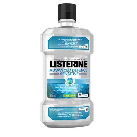 Listerine Advanced Defnce Sensitive Fresh Mint Στοματικό Διάλυμα 500ml
