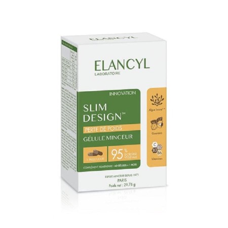 Elancyl - Slim Design Gellule Minceur Συμπλήρωμα Διατροφής για Αδυνάτισμα και Σύσφιξη 60caps