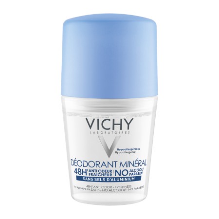 Vichy Deodorant 48H Mineral Roll-On, Αποσμητικό για Ευαίσθητα Δέρματα χωρίς Άλατα Αλουμινίου 50ml