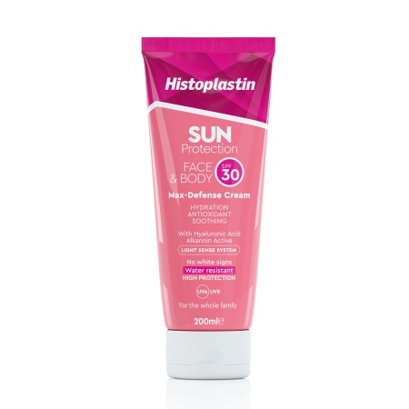 Heremco Histoplastin Sun Protection Max Defense Cream Face & Body SPF30 200ml - Αντηλιακή Κρέμα Για Πρόσωπο & Σώμα