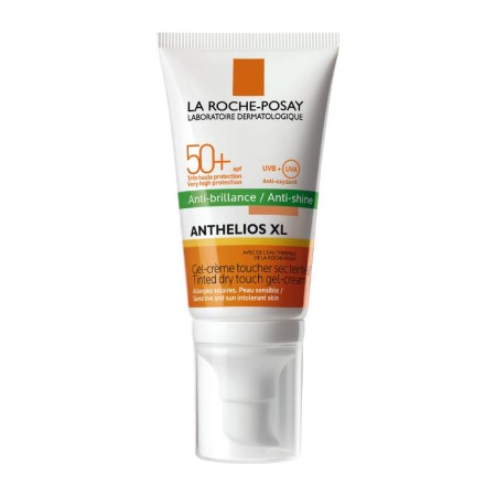 La Roche Posay Anthelios XL Anti-Shine Tinted Dry Touch Gel-Cream SPF50, Αντιηλιακή Τζελ-Κρέμα Προσώπου με Χρώμα 50ml