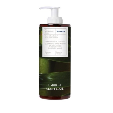 Korres - Aloe & Sea Salt Cleansing Hand Wash με Αντλία 400ml