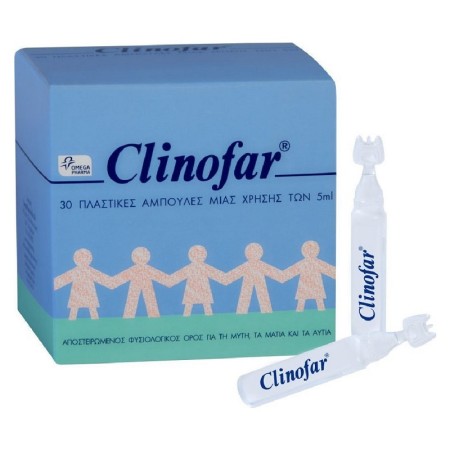Clinofar Αποστειρωμένος Φυσιολογικός Ορός 30x5ml