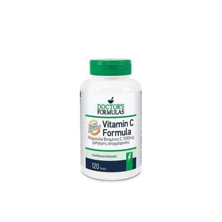 Doctors Formula Vitamin C 1000mg Fast Action Συμπλήρωμα Διατροφής Γρήγορης Απορρόφησης, 120tabs