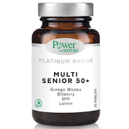 Power Of Nature Platinum Range Multi Senior 50+, Πολυβιταμινούχο Συμπλήρωμα Διατροφής για Άτομα άνω των 50 ετών, 30 tabs