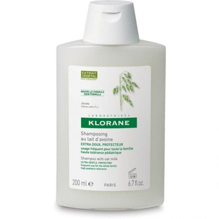 Klorane Ultra Gentle Shampoo with Oat Milk, Σαμπουάν με Γαλάκτωμα Βρώμης για Απαλά Μαλλιά 200ml