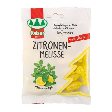 Kaiser Zitronen-melisse  καραμέλες λαιμού με Μελισσόχορτο 60gr