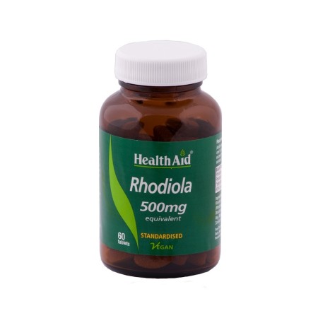 Health Aid Rhodiola 500 mg, Φυτικό Σκεύασμα Υψηλής Απόδοσης 60 ταμπλέτες