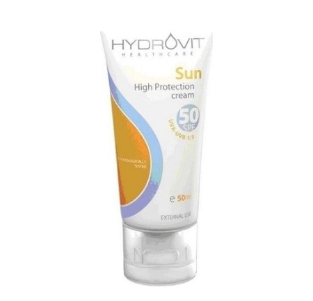 Hydrovit Sun High Protection Cream SPF50, Αντιηλιακή Κρέμα Πολύ Υψηλής Προστασίας 50ml