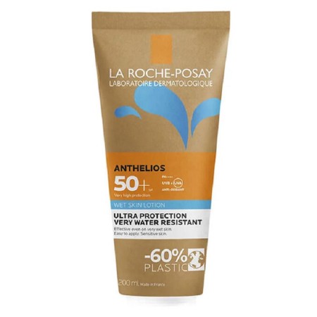 La Roche Posay Anthelios Wet Skin Αδιάβροχη Αντηλιακή Λοσιόν για το Σώμα SPF50 200ml