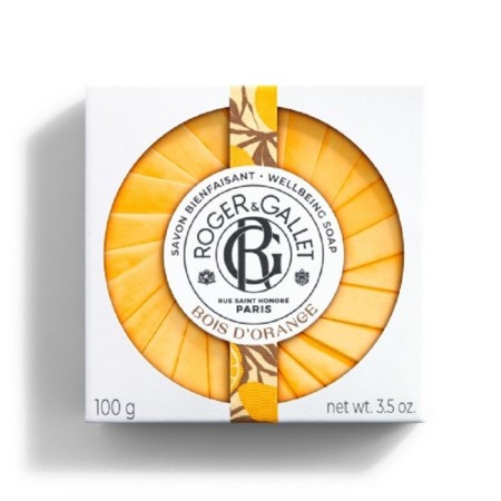 Roger & Gallet Bois D Orange Perfumed Soap Bar 100grΑναζωογονητικό Φυτικό Σαπούνι Σώματος με Άρωμα Νεράντζι, Πορτοκάλι