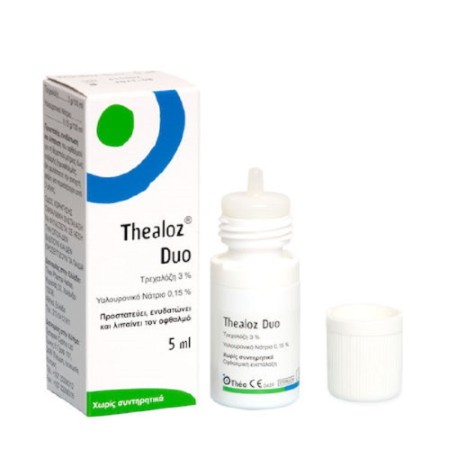 Thea Thealoz Duo Οφθαλμικές Σταγόνες Υποκατάστατο Δακρύων με Υαλουρονικό Οξύ 5ml