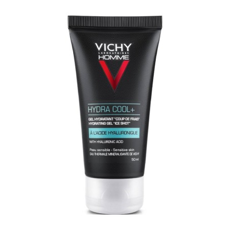 Vichy Homme Hydra Cool+, Ενυδατικό Τζελ με Υαλουρονικό Οξύ για Άνδρες 50ml