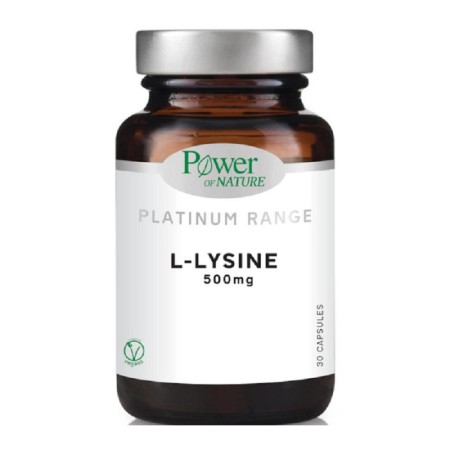 Power Of Nature Platinum Range L-Lysine 500mg 30 κάψουλες