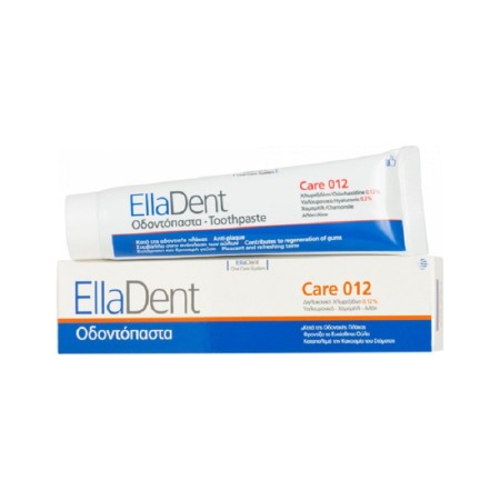 Elladent Care 012, Οδοντόπαστα κατά της Πλάκας και της Κακοσμίας του Στόματος 0.12% CHX 75 ml