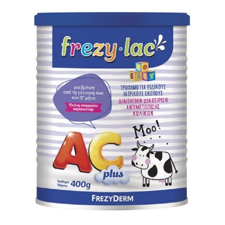 Frezylac AC Plus 400gΔιαιτητικό Τρόφιμο σε Σκόνη για την Αντιμετώπιση των Κολικών Από την Γέννηση Έως τον 12ο Μήνα