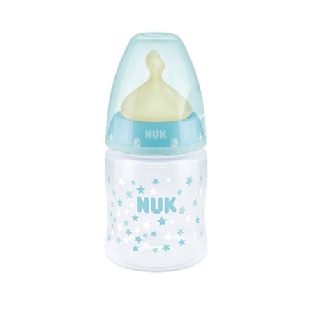 Nuk First Choice+, Πλαστικό Μπιμπερό με Θηλή από Καουτσούκ (0-6 μηνών) 150ml