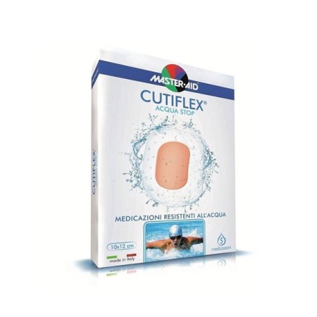 Master Aid Cutiflex 5x7, Αυτοκόλλητες Αδιάβροχες Γάζες 5τεμ 01160