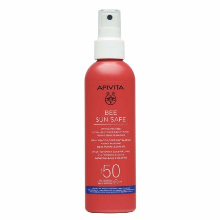 Apivita Bee Sun Safe Hydra Melting Ultra-Light Face & Body Spray spf50 200ml