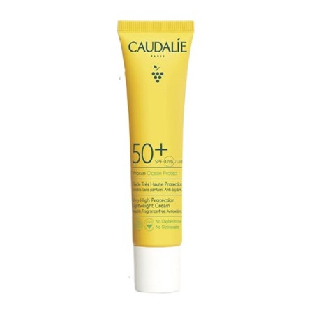 Caudalie Vinosun Ocean Protect Lightweight Cream Αντηλιακή Κρέμα Προσώπου spf50+, 40ml