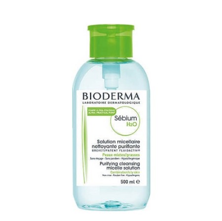 Bioderma Sebium H20, Διάλυμα Καθαρισμού & Ντεμακιγιάζ για Μικτό - Λιπαρό Δέρμα 500ml