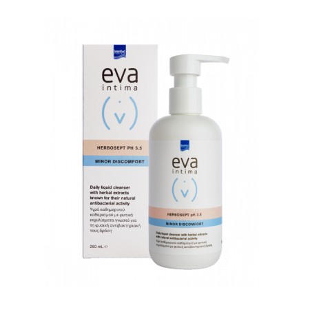 Intermed Eva Intima Wash Herbosept pH3.5, Καθαρισμός & Αντιμικροβιακή Προστασία Της Ευαίσθητης Περιοχής 250ml