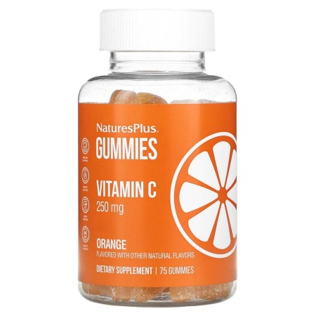 Natures Plus Gummies Vitamin C 250mg Πορτοκάλι 75 ζελεδάκια