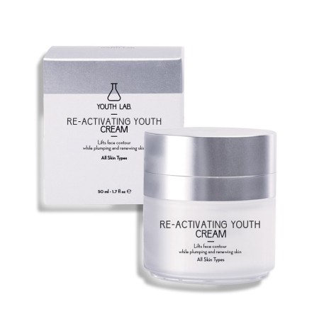 Youth Lab Re-Activating Youth Cream All Skin Types Ισχυρή σφαιρική αντιγηραντική δράση με άμεσο lifting effect για όλους τους τύπους δέρματος 50ml