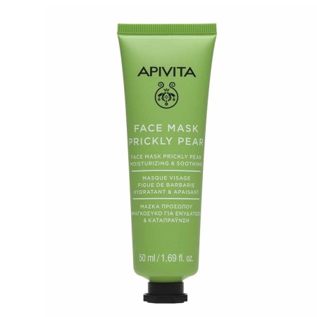 Apivita Face Mask Prickly Pear Μάσκα Προσώπου με Φραγκόσυκο για Ενυδάτωση & Καταπράϋνση 50ml