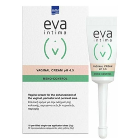 Intermed Eva Belle Vaginal Cream Meno-Control , Κολπική Κρέμα pH 4.5 10x5g