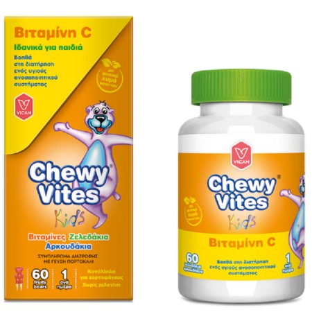 Vican-Chewy Vites Jelly Bears Vitamin C 60 Μασώμενα Ζελεδάκια